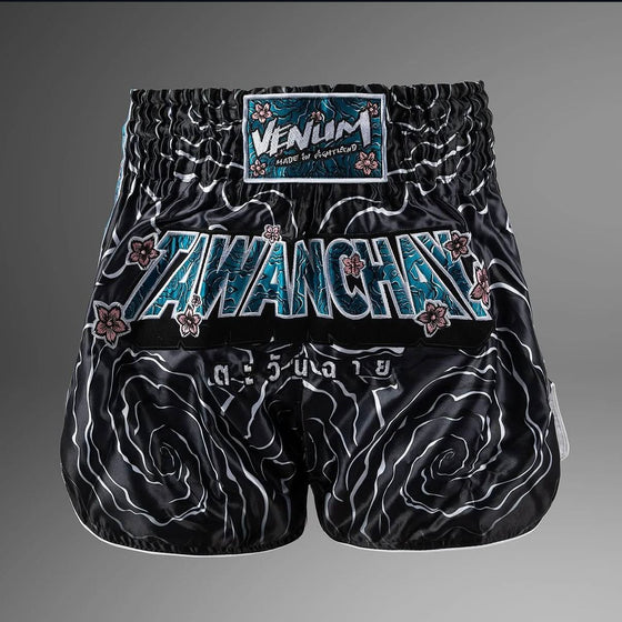 Venum x Tawanchay Muay Thai Shorts Black/White