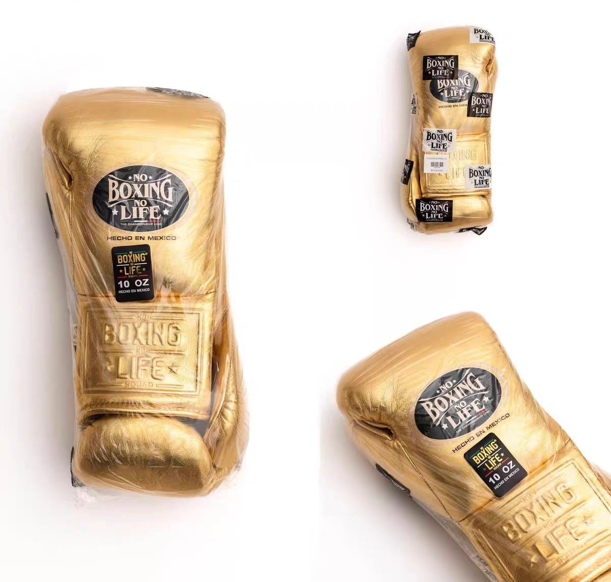 NoboxingNolife Training Gloves Black/Gold