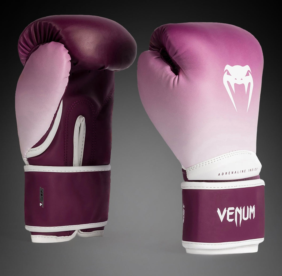 Venum Iris Boxing Gloves - Plum/white