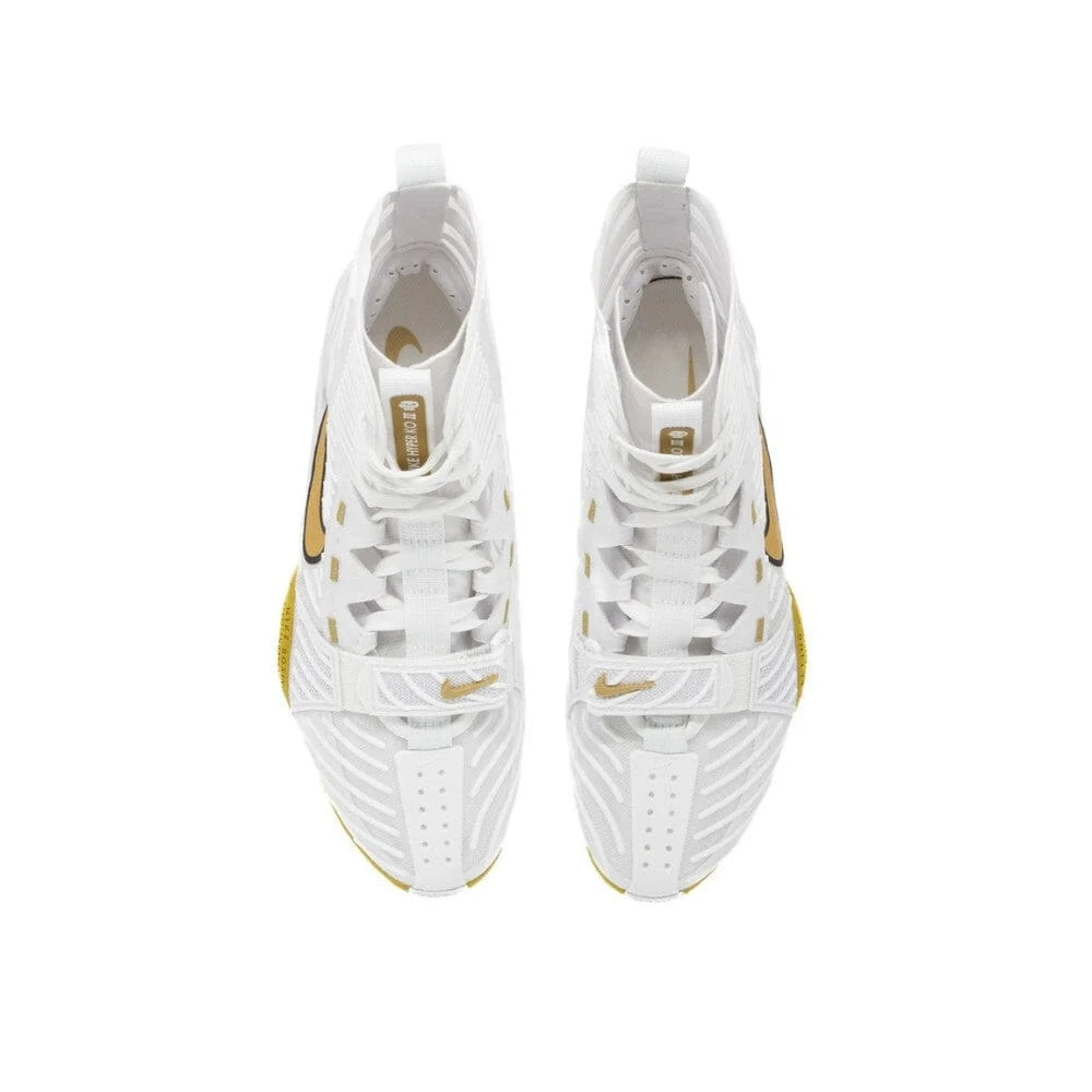 Nike HyperKO 3 Boxing Boots White/Gold