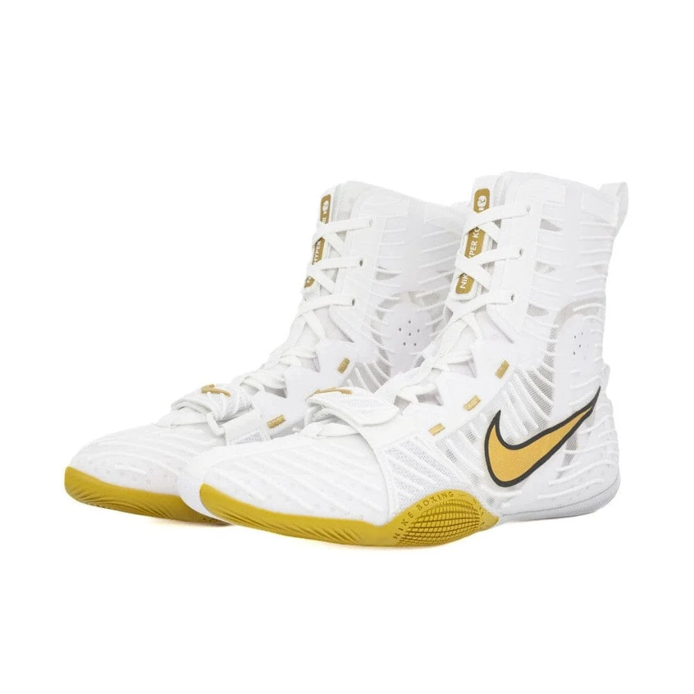 Nike HyperKO 3 Boxing Boots White/Gold