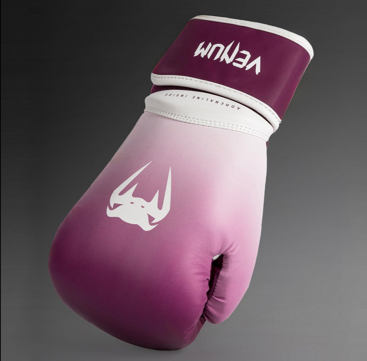 Venum Iris Boxing Gloves - Plum/white
