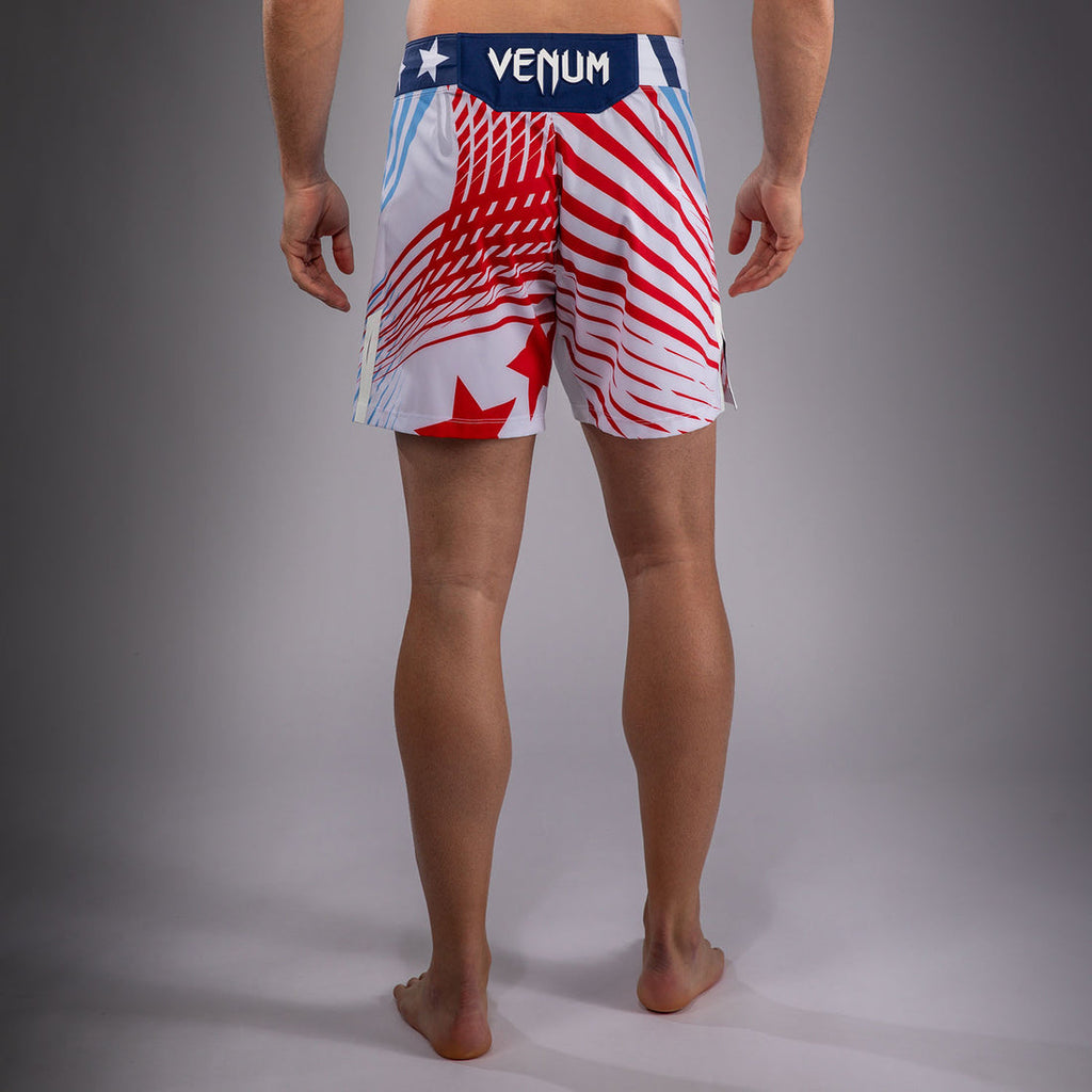 Fight Night Shorts White