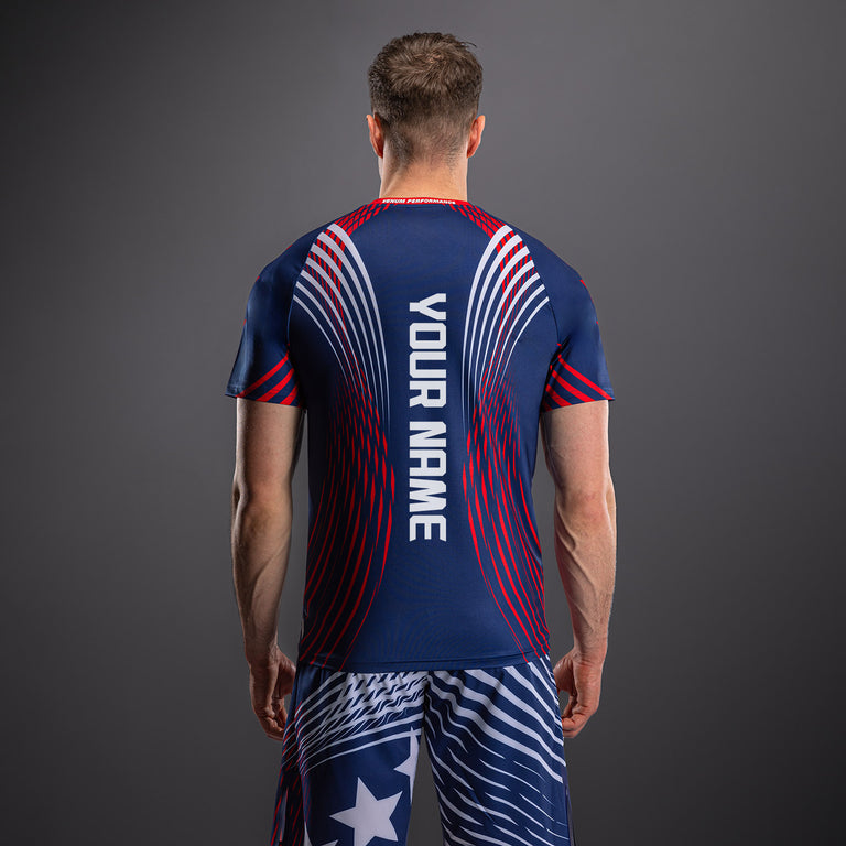 Fight Night Men’s Walkout Jersey Blue Customizable